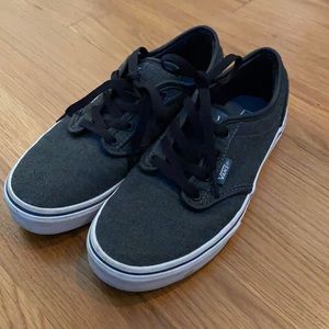 Vans sneakers grey black houndstooth size 4.5